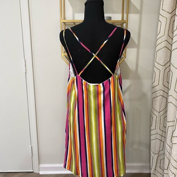 NWOT Very J Boutique spaghetti strap dress Size L - Picture 2 of 3
